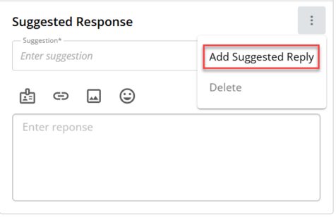 add suggested reply